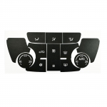 1 komplektas automobilio oro kondicionierius, klimato kontrolė, juodo mygtuko remonto lipdukų rinkinys, skirtas Buick, skirtas Verano, skirtas Encore