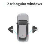 Automobilio aksesuarai Saulės skydelis Ford Mustang Mach-E 2024-2024 Automobilio salono langų stoglangio saulės &scaron;e&scaron;ėlių tinklelis Saulės skydelis Automobilio modifikacija