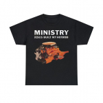 230 Gsm 100% Medvilnė Ministry Mar&scaron;kinėliai Jėzus Pastatė Mano Hotrod Al Jourgensen Nine Inch Nails Skinny Puppy Kmfdm Prong Revolting Cocks Sunki Medvilnė Mar&scaron;kinėliai XXS juoda
