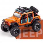 Nauja 1:24 Jeeps Wrangler Rubicon Alloy pikapas Modelis Lietas metalinis žaislas visureigis automobilio modelis Garso ir &scaron;viesos kolekcija vaikams Dovana balta