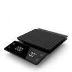 LED jutiklinis kavos svarstykles: 0,1 g tikslumas, laikmatis, idealus kepimui ir alaus gamybai Black Battery 3KG 0.1g