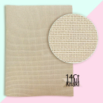 Mona Lisa 14CT Aida Embroidery Cloth: Beginner DIY Semi-Finished Cross Stitch Project