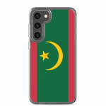 Telefono dėklas - Samsung - Galaxy S23 Ultra - Mauritanijos vėliava - Lankstus - Daugiaspalvis