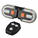 Dviračio LED galinis žibintas USB įkraunamas belaidis nuotolinio valdymo kalnų dviračio įspėjamasis žibintas posūkis juoda