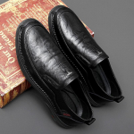 Nauji &bdquo;Four Seasons&ldquo; odiniai vyri&scaron;ki oficialūs batai Prabangūs prekės ženklo 2024 m. vyri&scaron;ki loaferiai, mokasinai, kvėpuojantys, juodi vairavimo batai 44