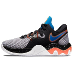 Nike Renew Elevate 2 Juodi su Oranžiniais Unisex Sportbačiai Balti su &Scaron;viesiai Mėlynais CW3406-003 44