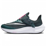 Nike Air Zoom Pegasus 39 FlyEase Tamsiai Žalias Metalinis Sidabrinis Moteri&scaron;ki Sportbačiai Žali Juodi Grynai Platina DJ7383-301 36