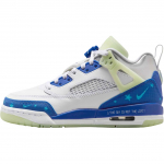Air Jordan Spizike Low GS sportbačiai mokyklai Vaikų sportbačiai Balti Volt-Tint Metaliniai-Sidabriniai HJ5979-100 38 gray