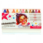 Mini crayons de maquillage x12 Couleur : bleu, marron, blanc, orange, jaune, argent, rose, vert, or, noir, violet, rouge aille d'un įvairiaspalvis