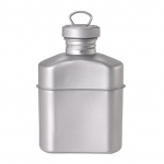 Lixada 1100ml Titano Vandens Butelis Itin Lengvas Virdulys Gėrimo Butelis Su Kamufliažiniu Mai&scaron;eliu Lauko Indai 1100ml Bottle