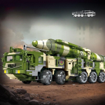 1174 vnt. Karinė serija DF-21D Balistinės raketos transportavimo transporto priemonė Konstruktoriai Vaikų žaislai Be dėžutės