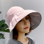 Moterims Mada Kasdienis Trendas Apsauga Nuo Saulės Kepurė Kepurė light pink