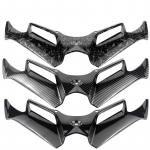 Motociklo sparnų aerodinaminis sparnų komplektas Spoileris Variklio priedai, skirti Kawasaki Ninja 300 Ninja 250 NINJA300/250 EX300 carbon pattern