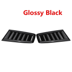 2x variklio dangčio ventiliacijos anga BMW E60 E90 E91 E92 E93 F30 F10 grotelėms oro paėmimo angai dangtelis oro įleidimo angos dangtelis blizgiai juoda Boonet Vent cover