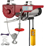 Elektrinis keltuvas - VEVOR - 600 kg - 1150 W - Kabelinis gervė 220 V raudona