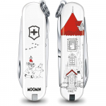 VICTORINOX Classic SD daugiafunkcinis peilis, &Scaron;veicarijoje pagamintas daugiafunkcis įrankis su 7 funkcijomis, įskaitant žirkles, plok&scaron;čiagalį atsuktuvą, nagų dildę ir kt.