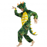 Vienos dalies animaciniai dinozauro pižama Cosplay kostiumas Helovino vakarėliams Vaidmenų žaidimo apranga Storas flanelinis miegui skirtas drabužis Žiemos &scaron;iluma Namų drabužiai M