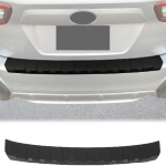 Automobilio galinio buferio dangtelis apsauga Suderinamas su Subaru XV/Crosstrek 2018-2023, Atsparus įbrėžimams bagažinės durelių įėjimo apsaugos, Bagažinės durelių slenkstis Black(18-23)