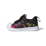 Adidas Originals SUPERSTAR 360 Kvėpuojantys žemi Skateboard batai Juodi Balti Raudoni Kūdikiams Ir Mažiems Vaikams EG9215 22