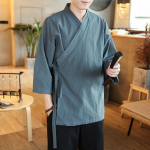 Tvirtas vyri&scaron;kas kimono japoni&scaron;kas gatvės drabužis Vyri&scaron;kas vyri&scaron;kas japoni&scaron;kas drabužis mar&scaron;kiniai Palaidinė Korėjieti&scaron;ki drabužiai megztiniai S raudona