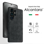 100% Italijos Alcantara Odos Magnetinis Dėklas Samsung Galaxy S26 Ultra Plus S26+ su Magsafe Super Prabangus Galinis Dangtelis Real Alcantara&for Galaxy S26 Plus