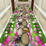&Scaron;iaurės &scaron;alių 3D spausdinimas Koridorius Kilimų sritis Kilimėliai Svetainės Kilimai Virtuvė Neslystantis grindų kilimėlis 200cm*300cm