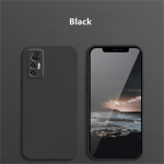 Skirtas XIAOMI 12 Lite dėkliams Mink&scaron;tas skystas silikoninis telefono dėklas, skirtas Xiaomi 12/12 Pro /12Lite 5G / 12T Pro OnePlus 9 Redmi Note 10 11s 11 Square Edge Cover XiaoMi 12 Lite juoda