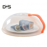 Kar&scaron;čiui atsparus mikrobangų dangtelis I&scaron;skirtinis universalus mikrobangų krosnelės maisto dangtelis gryna