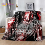 Anime Chainsaw Man Denji Animacinis Mink&scaron;tas Pliu&scaron;inis Antklodė, Flanelinė Antklodė Mesti Antklodė Svetainei Miegamajam Lovai Sofai Pikniko Užklotas 130x150cm