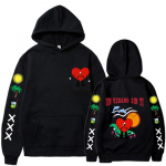 Un Verano Sin Ti Hoodie Vyri&scaron;ki Moteri&scaron;ki Mada Bad Bunny Megztiniai Vaiki&scaron;ki Hip Hop Megztiniai Megztiniai ilgomis rankovėmis su gobtuvu, mergaičių paltai L
