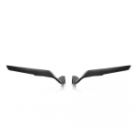 Aprilia Tuono 660 Factory 2023 Motociklų veidrodėliai Modifikuotas vėjo sparnas Reguliuojamas besisukantis galinio vaizdo veidrodėlis Galinio sparno veidrodėliai juoda