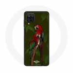 Coque pour Samsung Galaxy A42 5G Pionus Perroquet Rouge