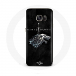 Coque pour Samsung Galaxy S6 Edge Game of Thrones Saison 8 Le Tr&ocirc;ne de Fer La maison Stark Logo L'hi