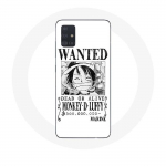 Coque pour Samsung Galaxy A51 5G One Piece Manga affiche de recherche Blanche
