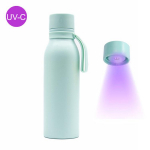 UV sterilizavimo vandens puodelis, i&scaron;manioji dezinfekcija, 304 nerūdijančio plieno vakuuminis puodelis, lauko sporto butelis 600ml