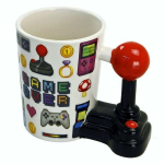 Tasse avec anse manette Joystick Gamer Over mug jeux vid&eacute;o