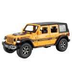 1/22 Jeeps Wrangler Rubicon Lieto Metalo Modeliai & Žaislinės Transporto Priemonės Metalo Žaislinio Automobilio Modelis Garsas ir &Scaron;viesa Traukiamas Atgal Kolekcija Vaikams Žaislas Dovana geltona