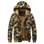 Fleece striukė vyrams, Žieminė kamufliažinė darbinė striukė, Fleece kamufliažinė darbinė striukė XL