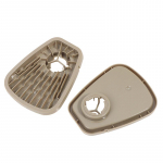 2 vnt. 603 pirminio filtro adapteris 5N11 medvilnės filtrai, skirti 6200/7502/6800 respiratoriams