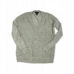 Wciągany jasny sweter damski dekolt V J. CREW XXS - Used