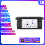 Hizpo 7 colių 8G 128G AI balso 2Din Android Auto radijas BMW 3 E46 M3 318 320 325 330 335 Carplay 4G NET automobiliui Multimedia GPS intelektualus Auto radijas S8 8Core 8G 128G