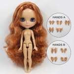 ICY DBS Blyth lėlė 1/6 bjd įdegusios odos lėk&scaron;tinis kūnas blizgus veidas 30 cm žaislas mergaitėms dovana