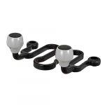 Napolex Fizz-1091 Dvigubas kabliukas automobiliams, Lengvas montavimas tiesiog per galvos atramos strypelius, Keliamoji galia 69 x 170 x