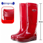 Vyri&scaron;ki smėlio spalvos greitai džiūstantys auk&scaron;ti lietaus batai - Vandeniui atsparūs, neslystantys, be tinklelio guminiai batai 44