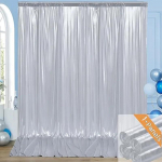 5x10 pėdų lazerinės fono užuolaidos blizgančios vestuvių nuotraukos Atgal Drop Cloth Gimtadienio Kalėdų fotografijos fono dekoras 1 skydelis 2.5X6.3FT(70x215CM)
