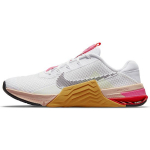 Nike Metcon 7 X Rawdacious Moteri&scaron;ki sportbačiai Balti su žiedadulkių ir ry&scaron;kiai raudonos spalvomis DA9625-121 35.5