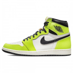 Air Jordan 1 Retro High OG Visionaire Unisex Kedai Žali Volt Juodi 555088-702 43