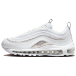 Nike Air Max 97 Balti Chromuoti Atspindintys Moteri&scaron;ki Sportbačiai Platinaus Atspalvio Metalizuoti Sidabriniai FQ8889-100 35.5