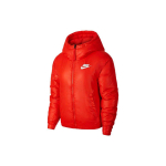 Nike vientos spalvos logotipas spausdintas dvipusis medvilninis striukė su gobtuvu Žieminės moteri&scaron;kos striukės Oranžinė CD9044-634 L