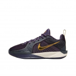 Nike Sabrina 2 KC GS Broken Records Vaikų sportbačiai Violetiniai Tamsiai Razinos Metali&scaron;kai Auksiniai FZ7302-500 36